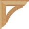 Ekena Millwork Thorton Traditional Rough Sawn Bracket, Western Red Cedar, 4"W x 20"D x 20"H BKT04X20X20THR01RWR - alternate 3